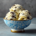 Vanilla ice cream chocolate with rich chunks