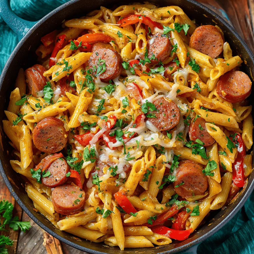 One Pot Kielbasa Pasta – Cozy & Creamy Kabasa Sausage Recipe