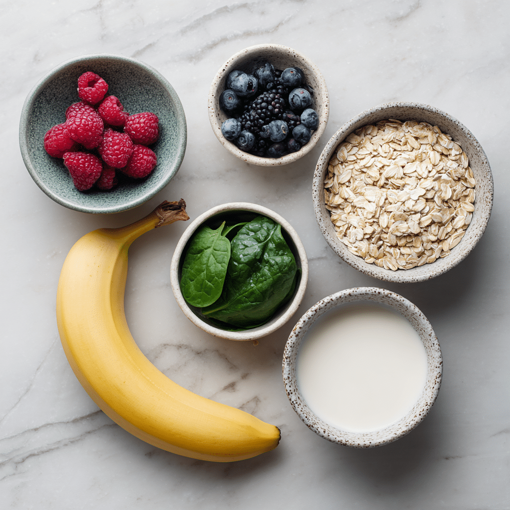 beginner smoothie recipes ingredient prep