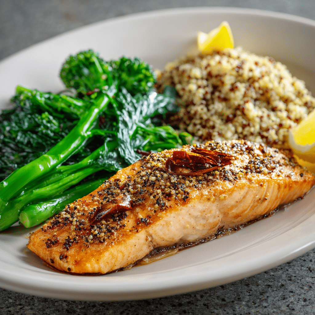 Clean eating dinner plate