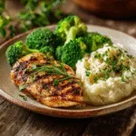 Semaglutide-friendly portioned meal for dinner