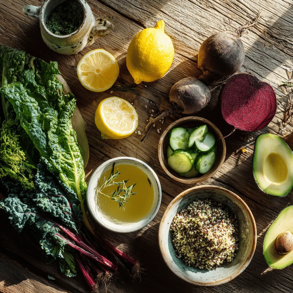 Detox-focused meals for weight loss with fresh whole foods