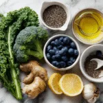 Detox diet ingredients for weight loss and gut health