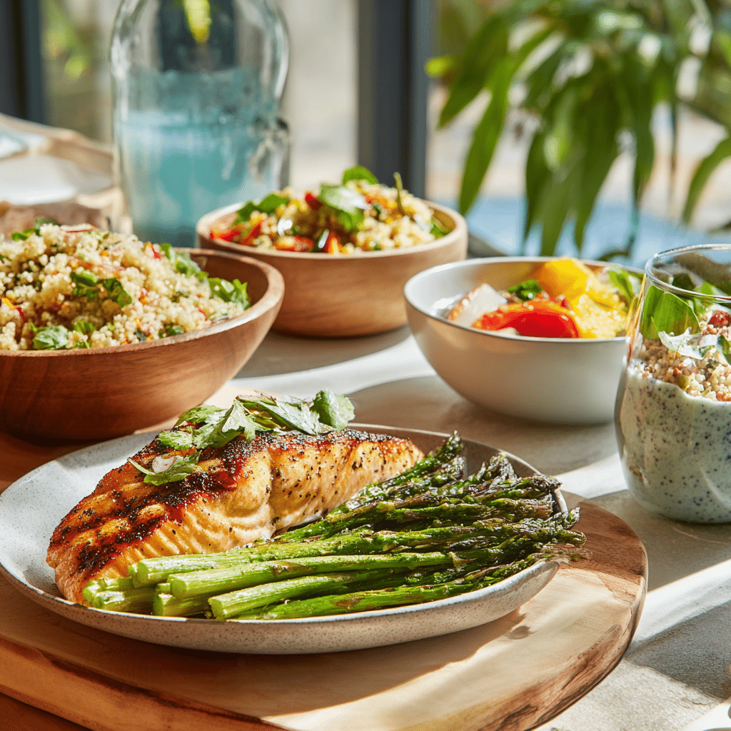 Ozempic recipes healthy meal plan spread