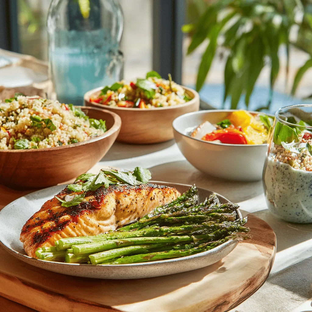 Ozempic recipes healthy meal plan spread