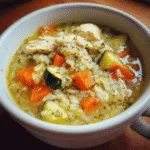 Ozempic recipe card chicken vegetable soup
