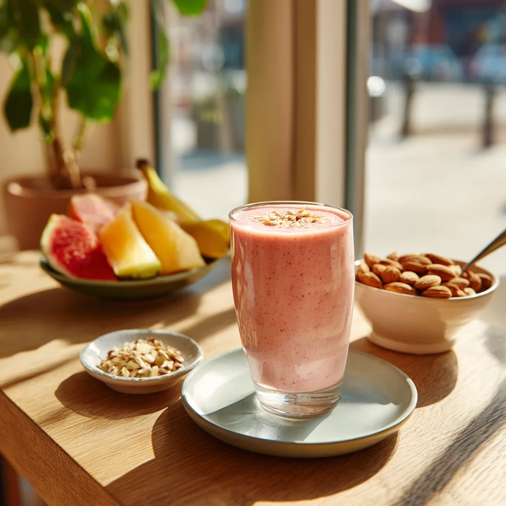 Smoothie served for breakfast during 21-day smoothie diet
