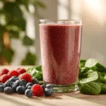 Diabetic smoothie recipes with berries and greens