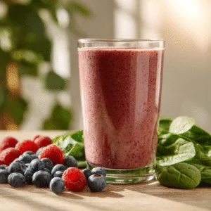 Diabetic smoothie recipes with berries and greens