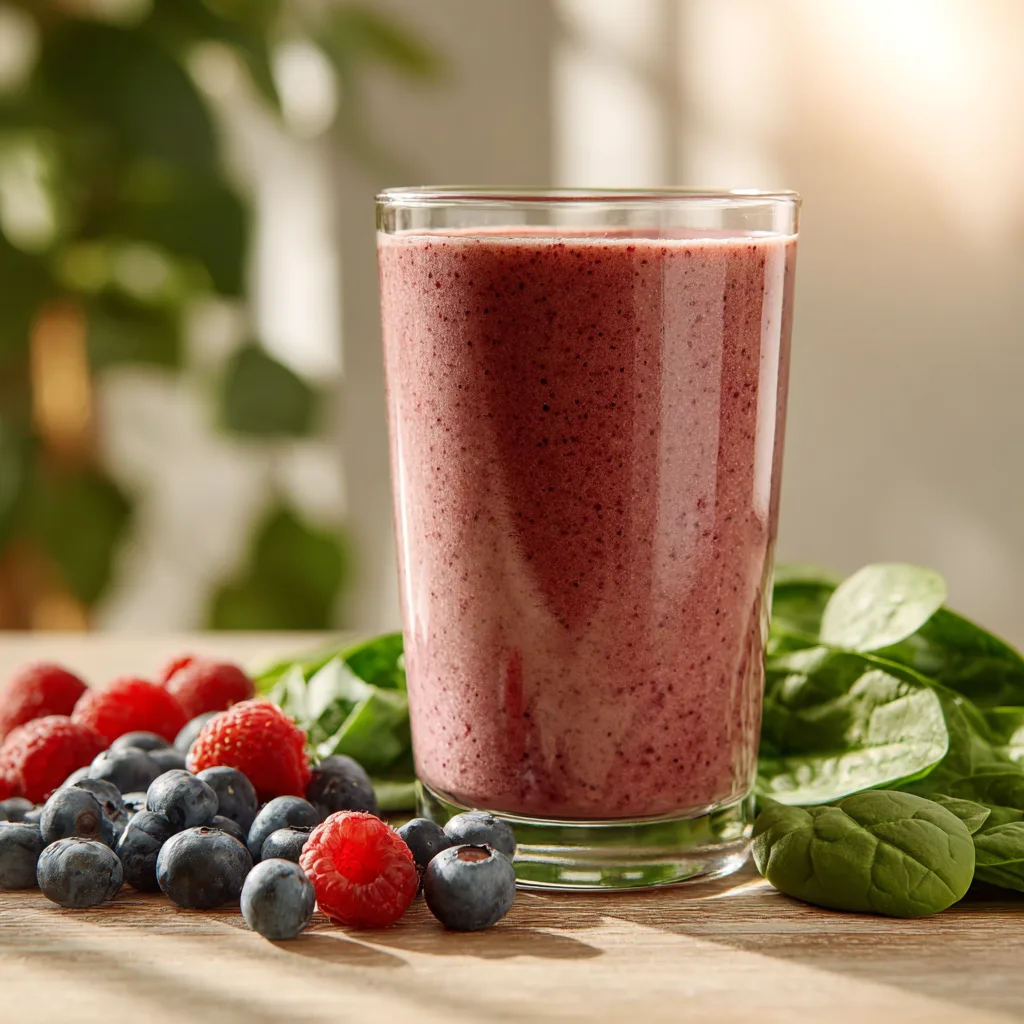 Diabetic smoothie recipes with berries and greens