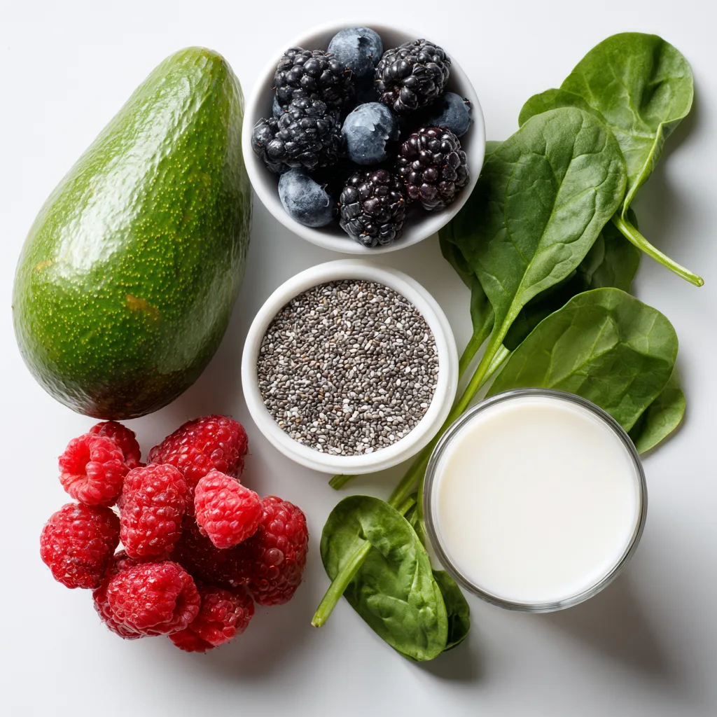 Ingredients for diabetic smoothie recipes