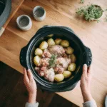 dump ingredients into slow cooker