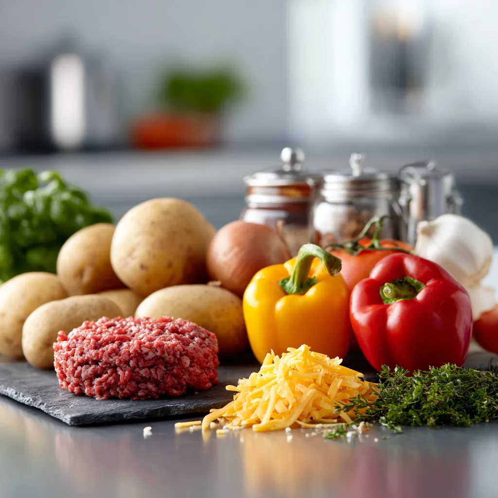 Ingredients for ground beef recipes for dinner