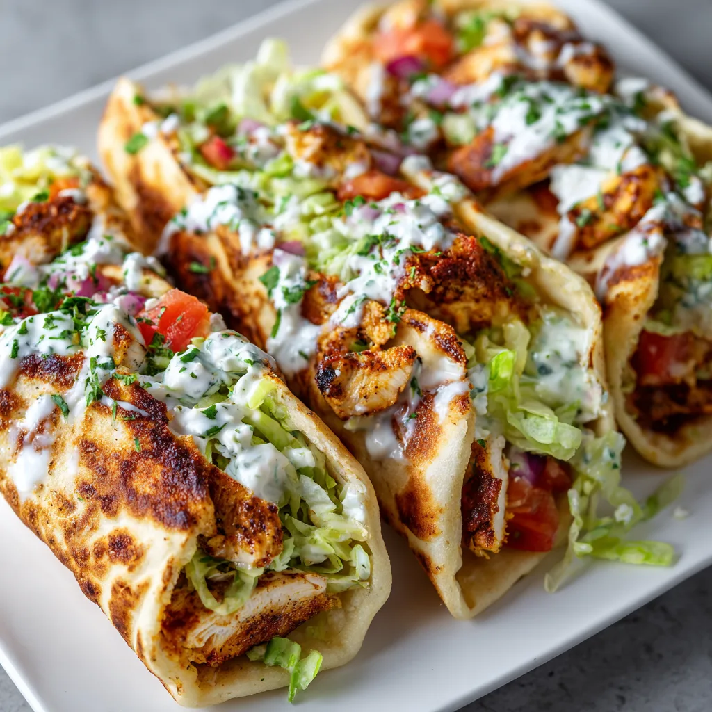 High-Protein Crispy Cottage Cheese Flatbread Chicken Wraps