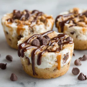 High-Protein Yogurt Cookie Dough Cups
