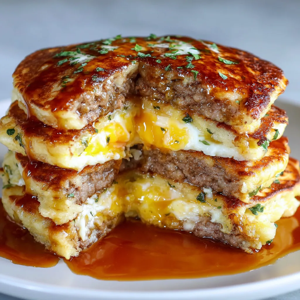 Easy Smash Burger Pancakes – Savory Breakfast Sandwich Inspired Idea