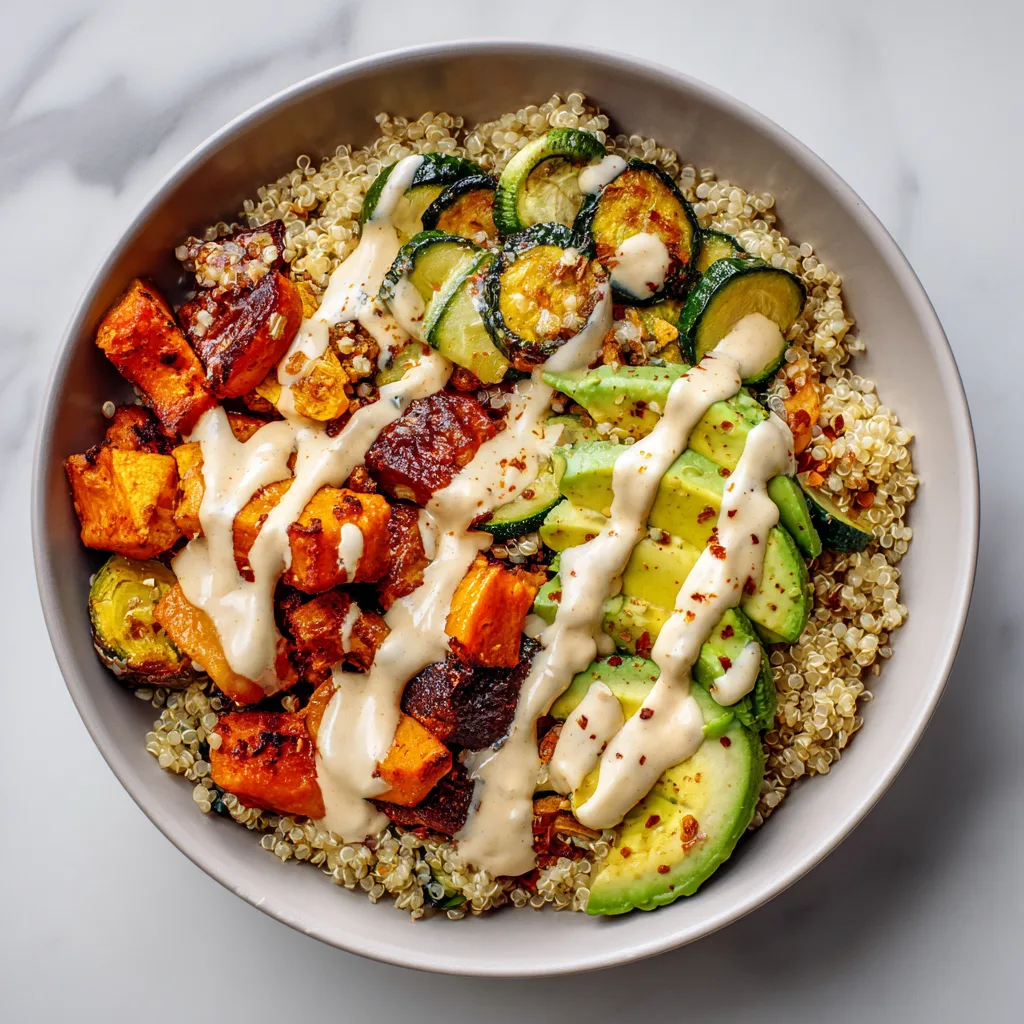 Viral Glow Bowl with Tahini Yogurt Sauce