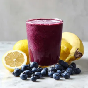 Lemon Blueberry Smoothie | Anti-Inflammatory Superfood Boost