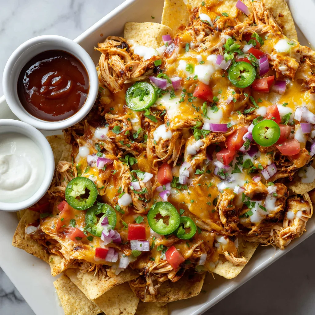 Loaded BBQ Chicken Nachos for Game Day – Easy Crowd-Pleasing Dinner Idea