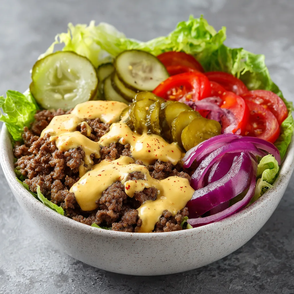 Easy Burger Bowls (Healthy Low-Carb Dinner Idea)