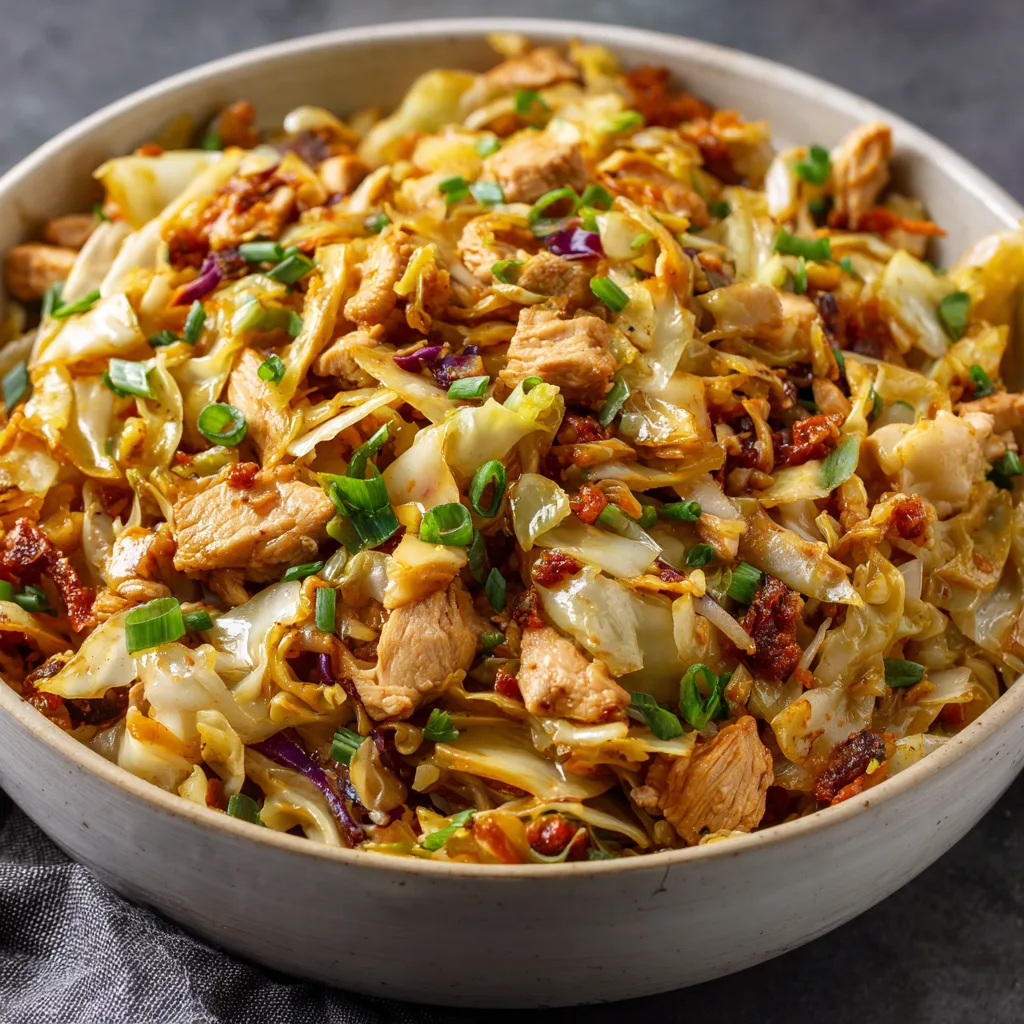 Egg Roll in a Bowl with Chicken