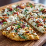Cottage Cheese Pizza Crust Flatbread