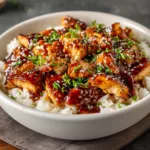 Honey BBQ Chicken Rice