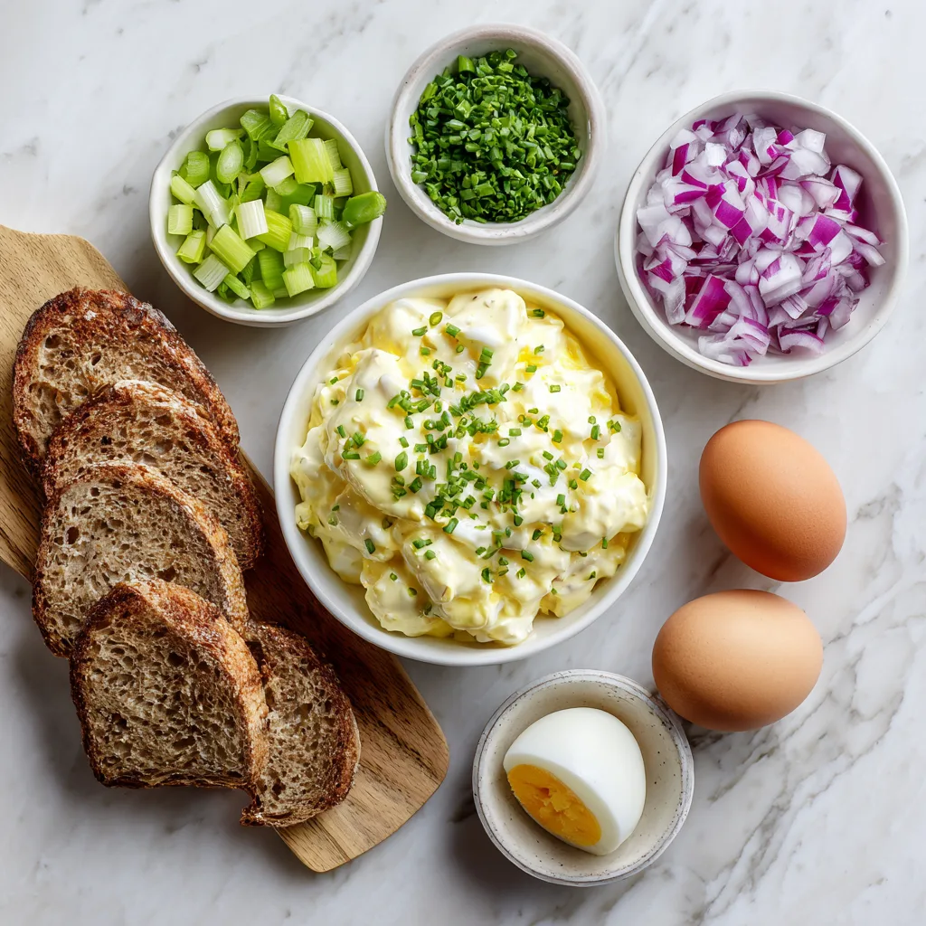 Viral Creamy Egg Salad (Easy High Protein Clean Eating Lunch)