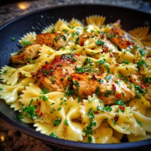 Cowboy Butter Lemon Bowtie Chicken Pasta – Quick Summer Dinner Recipe