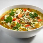 Homemade Healthy Crockpot Chicken Noodle Soup (Easy Meal Prep Recipe)