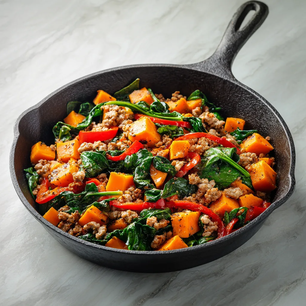 One-Pan Turkey and Sweet Potato Skillet – Quick Healthy Dinner