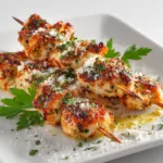 Ranch Garlic Parmesan Chicken Skewers – Easy Air Fryer Dinner Recipe