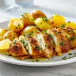 Baked Garlic Parmesan Chicken and Potatoes – Easy Family Meal