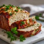 Easy Garlic Parmesan Chicken Meatloaf - Best Weeknight Dinner Recipe