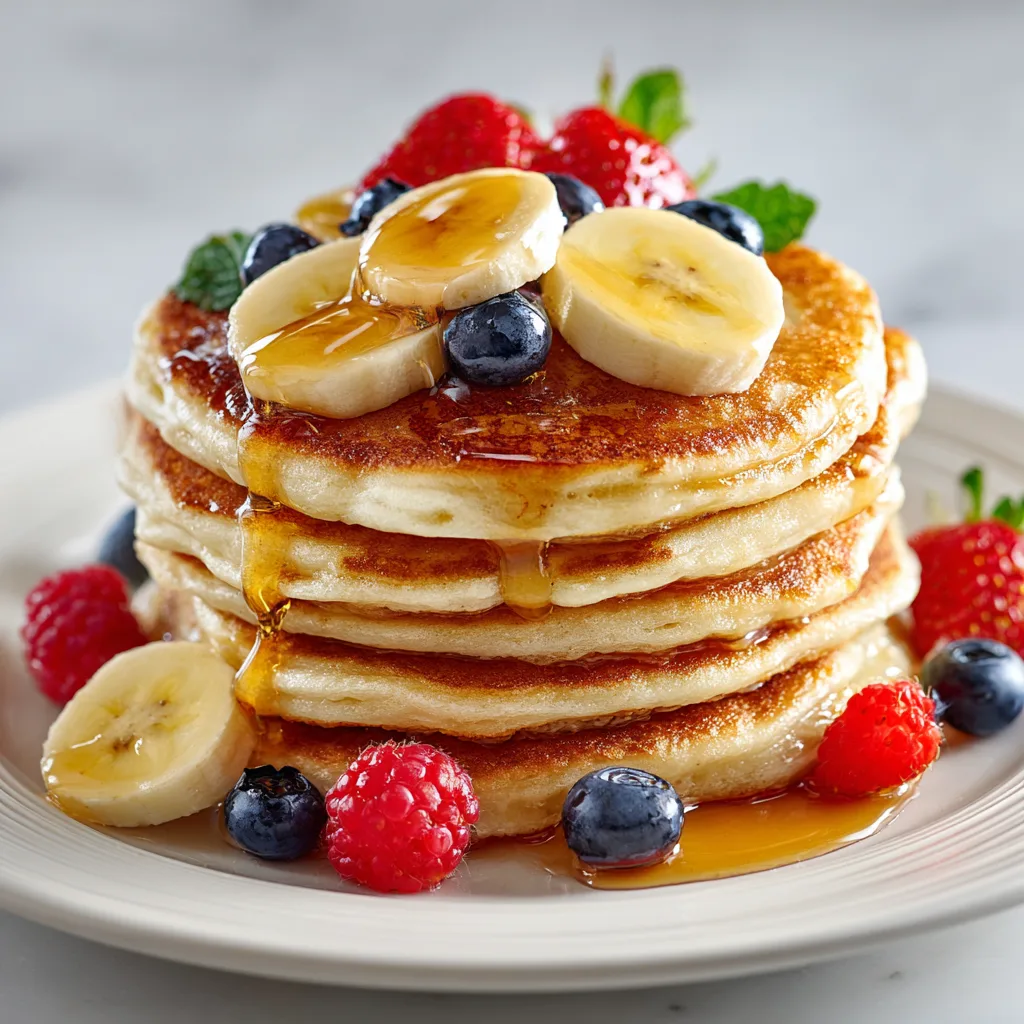 Quick Banana Breakfast Pancakes - Easy Morning Recipe
