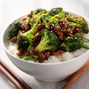 One Pot Ground Beef and Broccoli Recipe | Easy Healthy Dinner Ideas