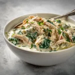 Viral Spinach Artichoke Crockpot Chicken (Easy Creamy Slow Cooker Dinner)