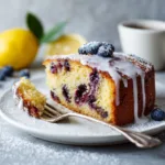 Easy Lemon Blueberry Cake Recipe – Moist, Fluffy & Packed with Fresh Flavor